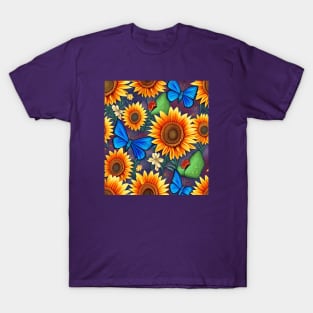 Sunflowers and Butterflies 2 T-Shirt